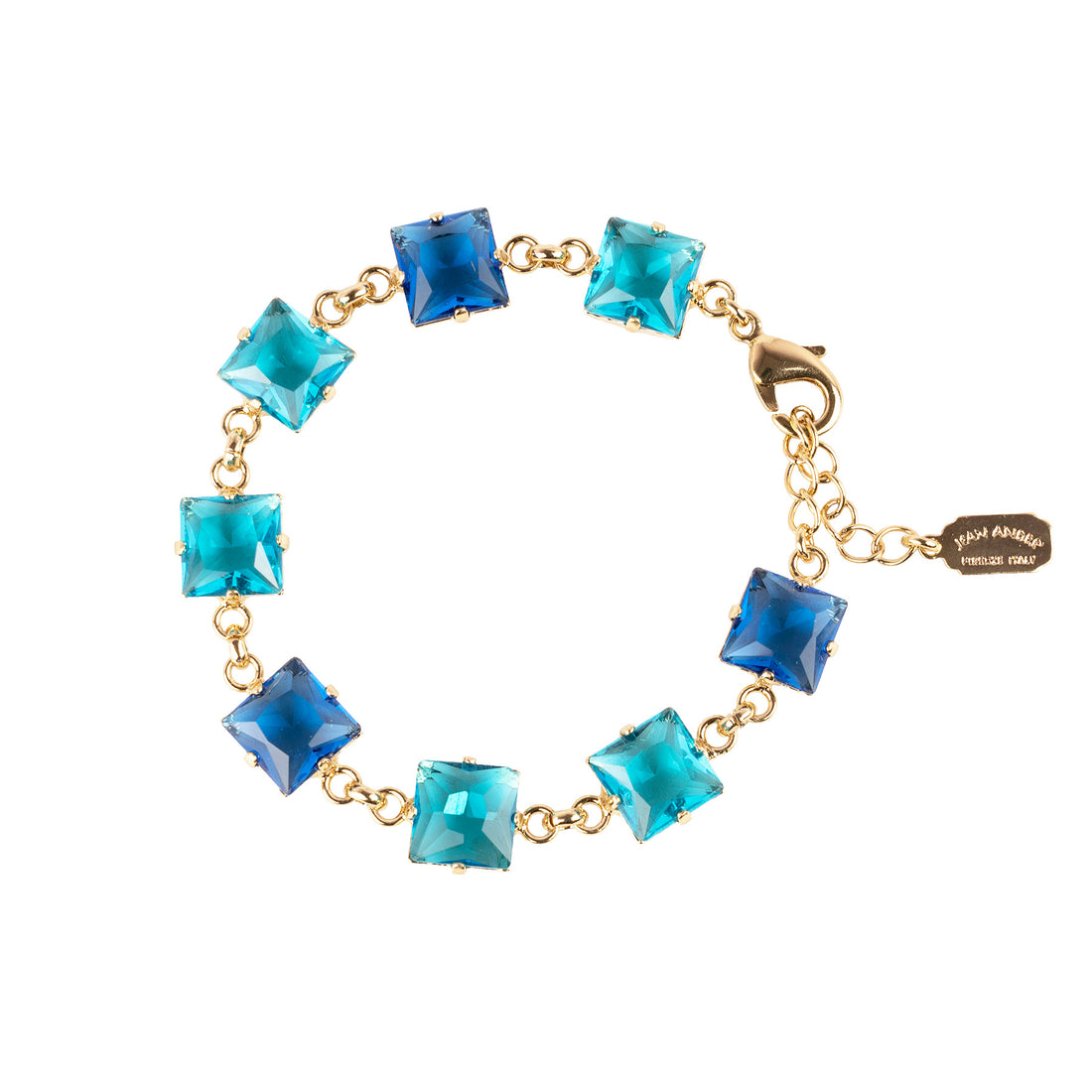 Bracelet with crystal squares