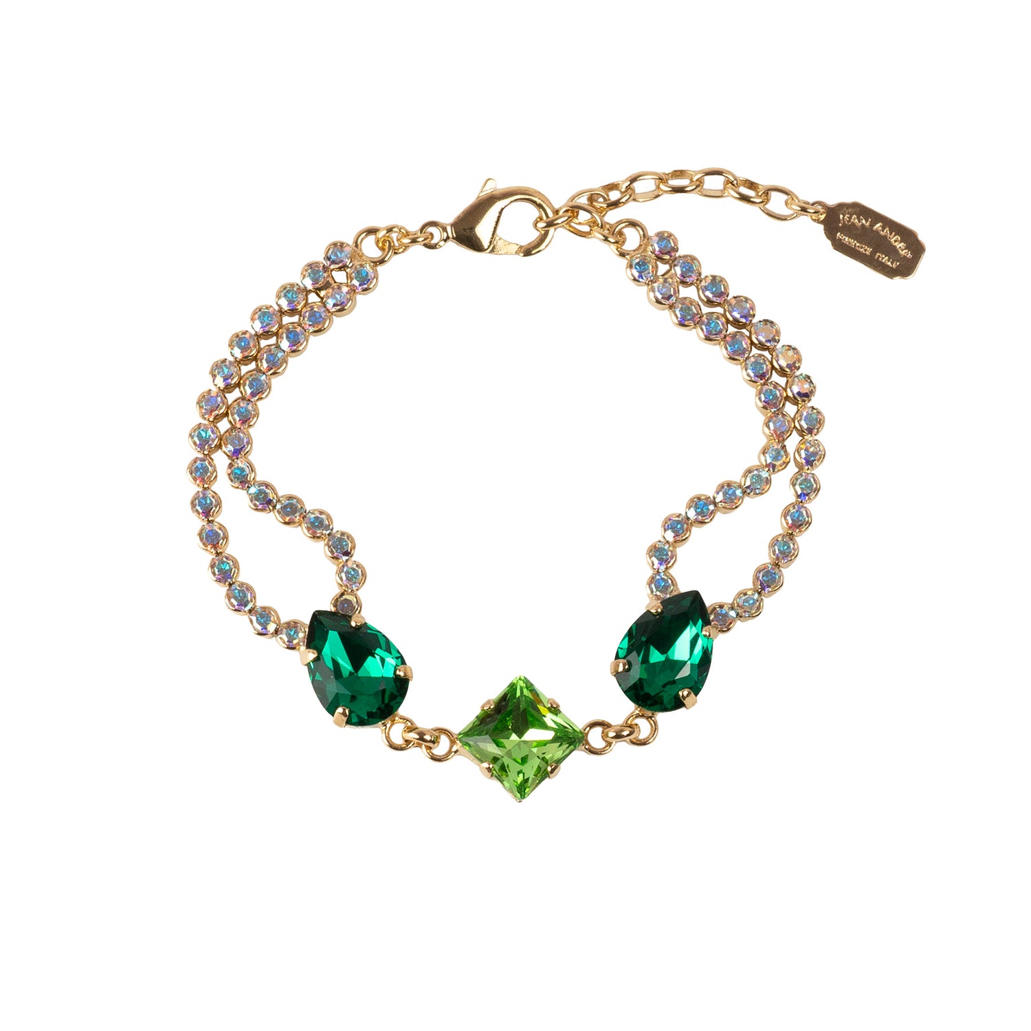 Pulsera con gotas de cristal