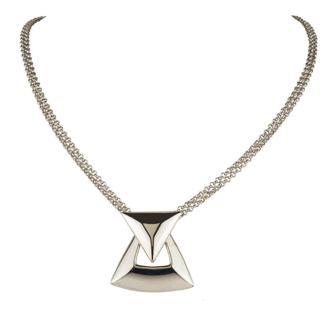 Collar de cadena de eslabones ovalados