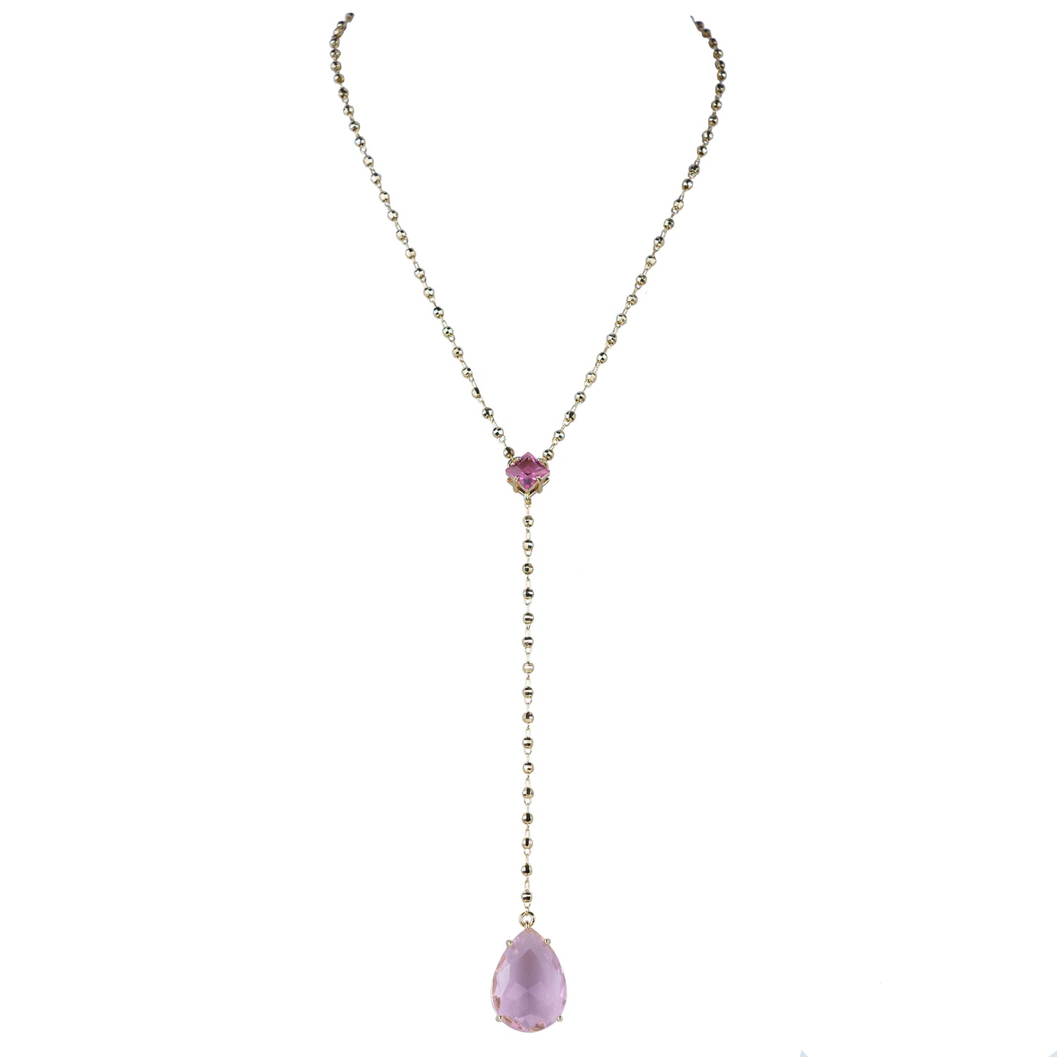 Collana girocollo con pendente a goccia