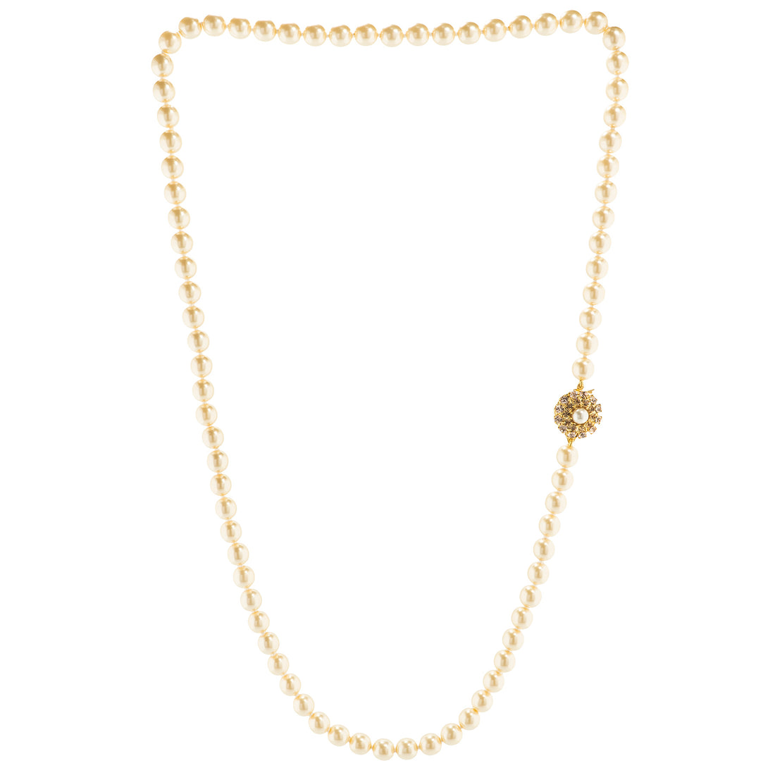 Long pearl necklace