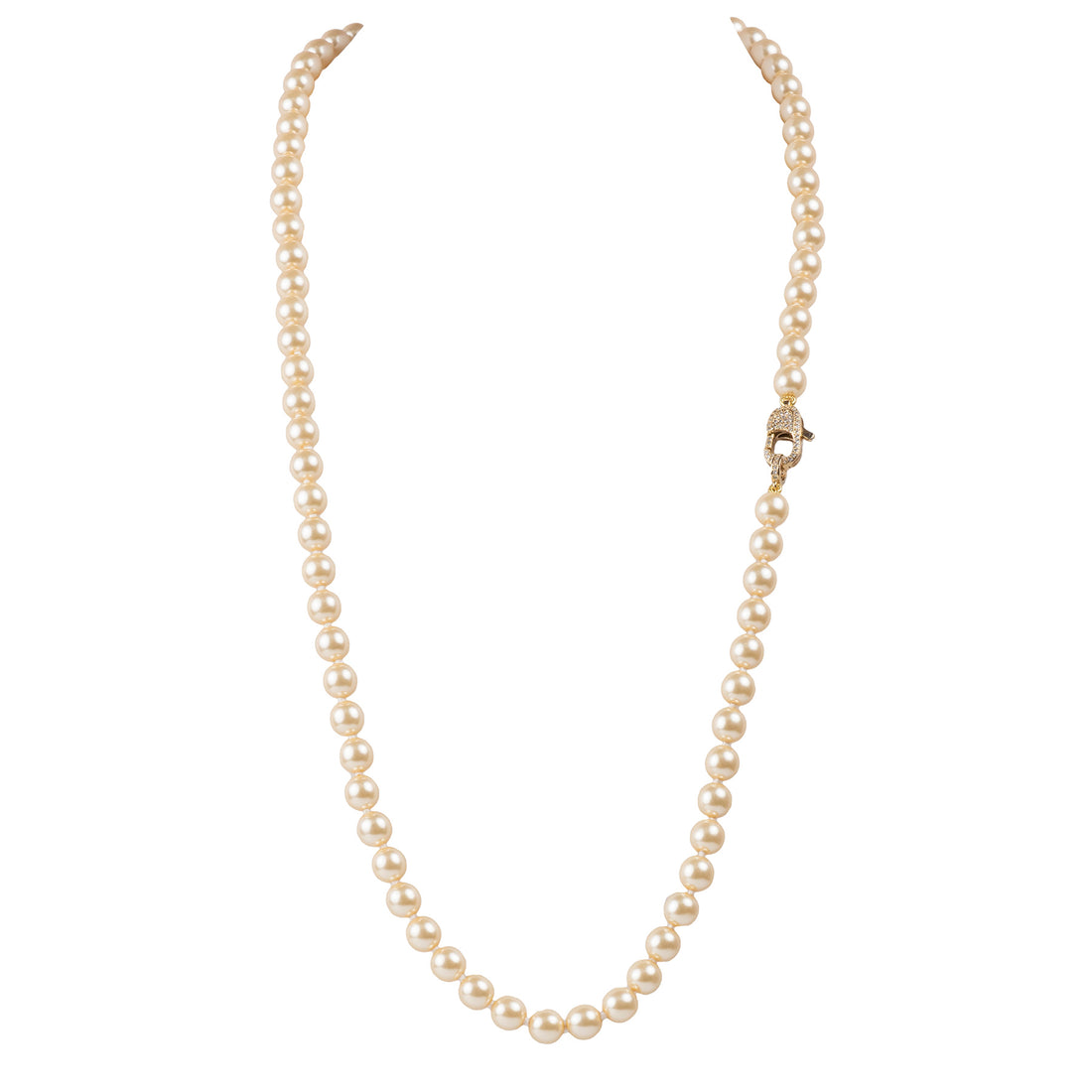 Long pearl necklace