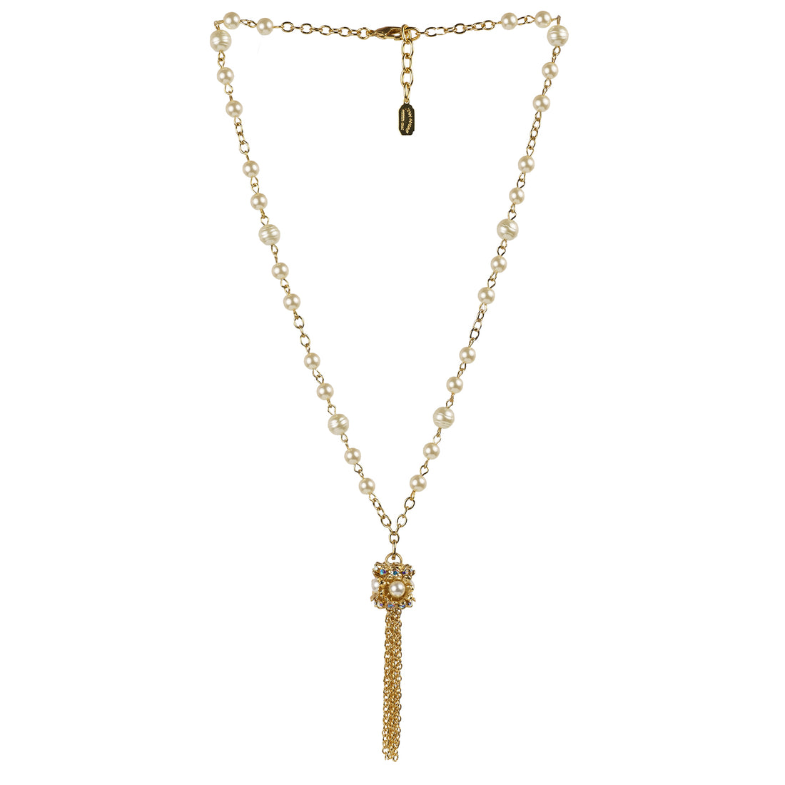 Collana girocollo di perle con pendente