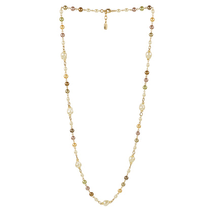 Collana lunga di perle barocche