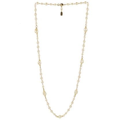 Collana lunga di perle barocche