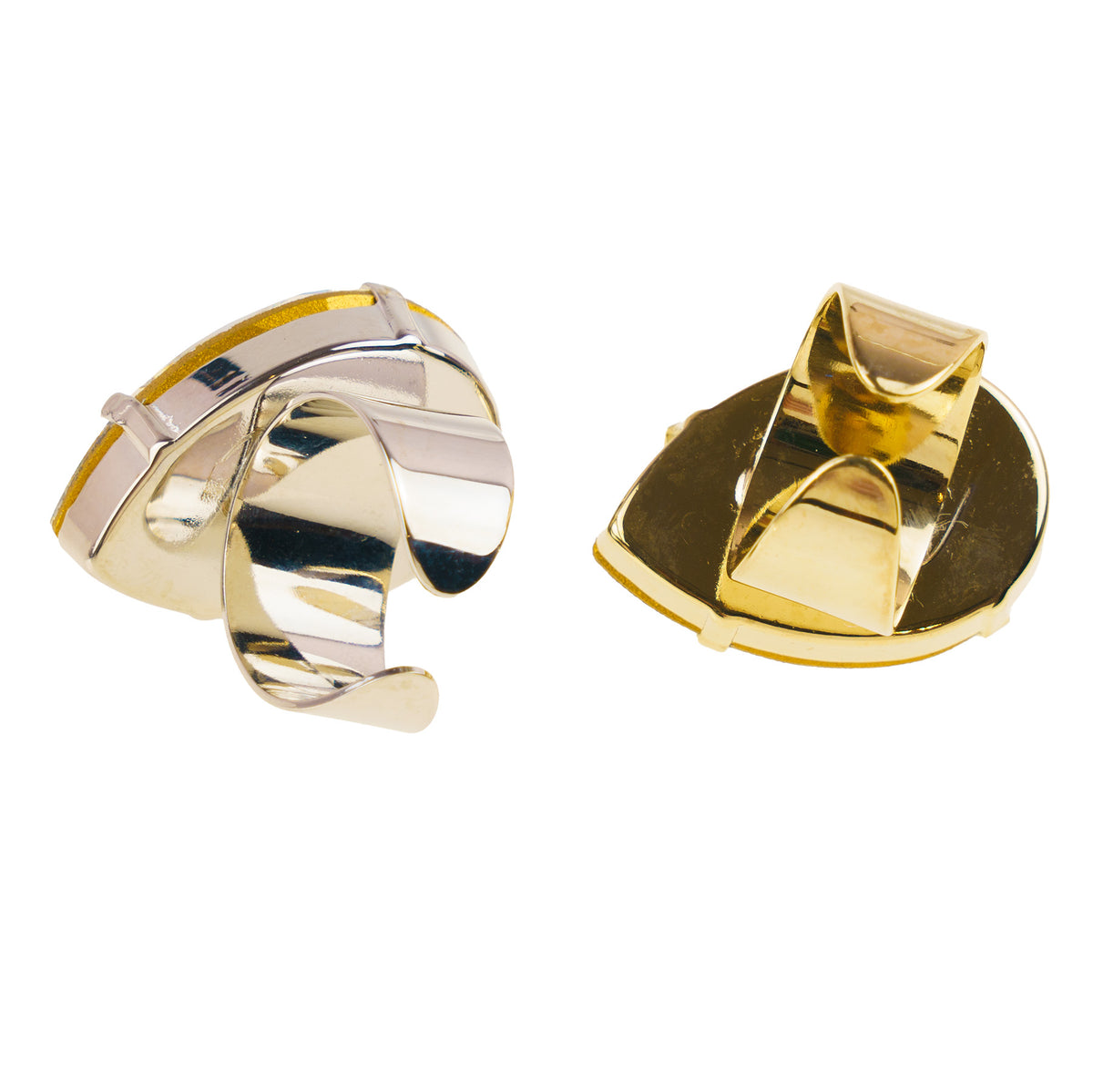 Drop earrings with crystals