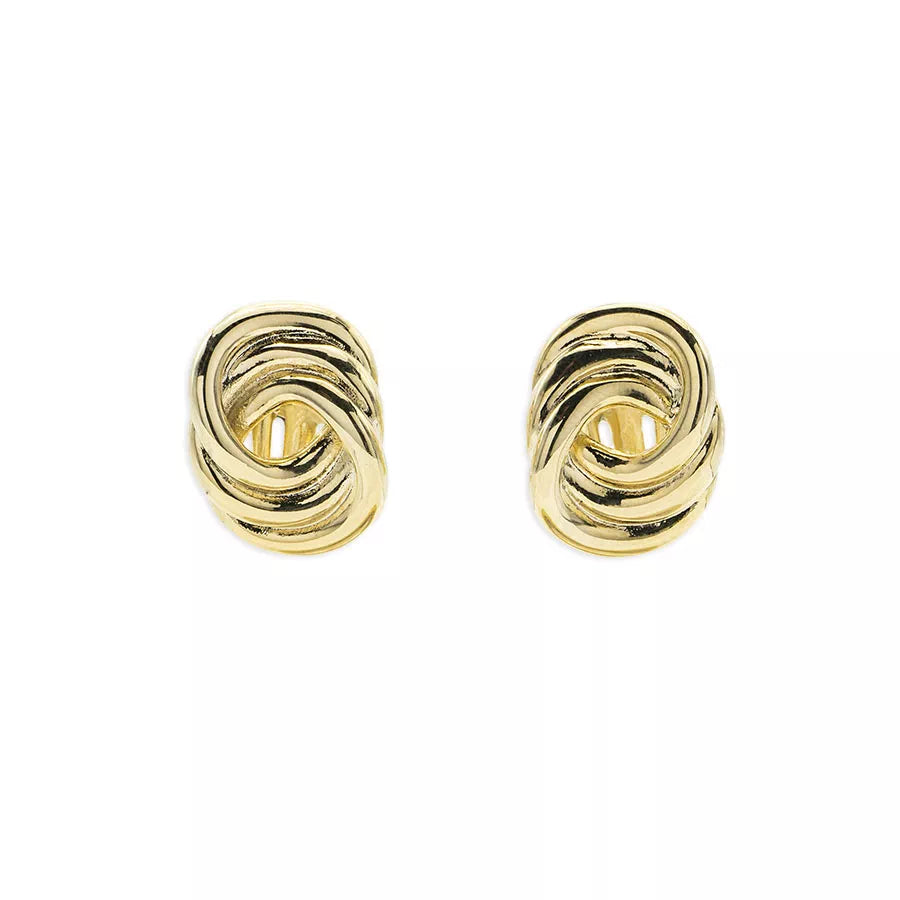 Lobe earrings with circles