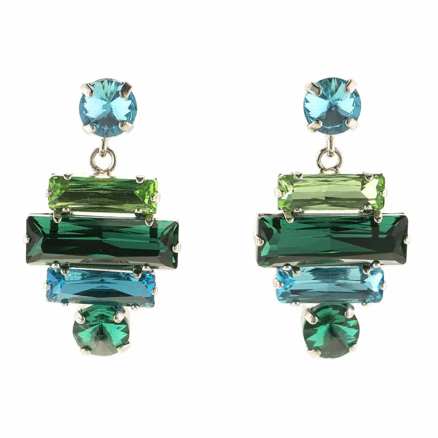 Crystal drop earrings