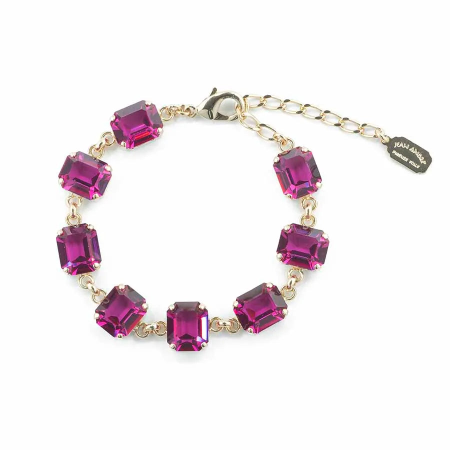 Bracelet with colored crystals