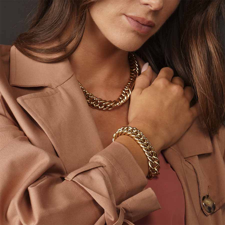 Gromette chain bracelet